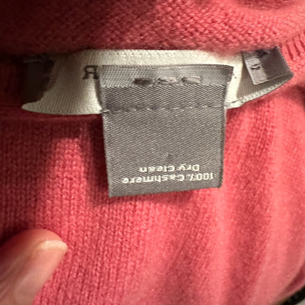 Ann Taylor Rose Size S Cashmere Sweater - Picture 4 of 5